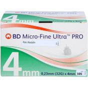 BD MICRO-FINE ULTRA Pro Pen-Nadeln 0.23x4 mm 32 G