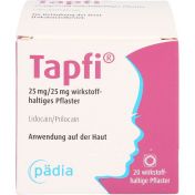 Tapfi 25 mg/25 mg wirkstoffhaltiges Pflaster