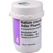 Biochemie Adler 4 Kalium Chloratum D 6 Adler Pharm