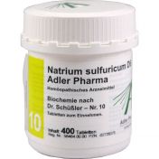 Biochemie Adler 10 Natrium Sulfuricum D 6 Adler Ph günstig im Preisvergleich