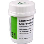 Biochemie Adler 21 Zincum Chloratum D12 Adler Phar günstig im Preisvergleich