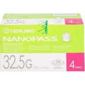 TERUMO NANOPASS 32.5 Pen Kanüle 0.22x4mm