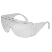 Schutzbrille mit Seitenschutz PVC transp.