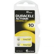Batterie für Hörgeräte Duracell 10