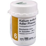 Biochemie Adler 6 Kalium Sulfuricum D 6 Adler Phar