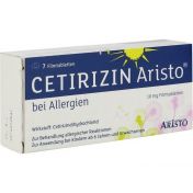 Cetirizin Aristo bei Allergien 10mg Filmtabletten günstig im Preisvergleich