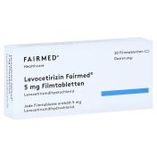 Levocetirizin Fairmed 5 mg Filmtabletten