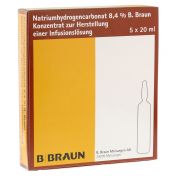 Natriumhydrogencarbonat B.Braun 8.4% Glas