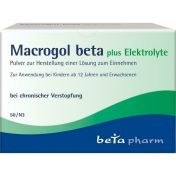 Macrogol beta plus Elektrolyte Pulver günstig im Preisvergleich