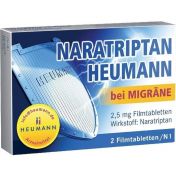 NARATRIPTAN HEUMANN  bei Migräne 2.5 mg Tabletten