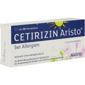 Cetirizin Aristo bei Allergien 10mg Filmtabletten