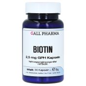 Biotin 2.5mg GPH Kapseln