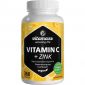 Vitamin C 1000 mg hochdosiert + Zink vegan im Preisvergleich