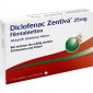 Diclofenac Zentiva 25 mg Filmtabletten im Preisvergleich