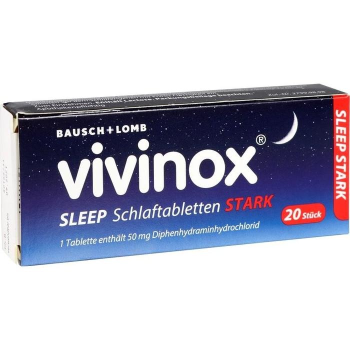 Vivinox Sleep Schlaftabletten Stark 20st Im Preisvergleich Apomio De