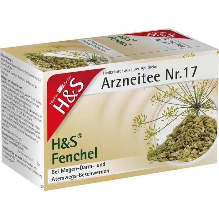  H&S FENCHELTEE UNGEMISCHT (20X2.2 g) 