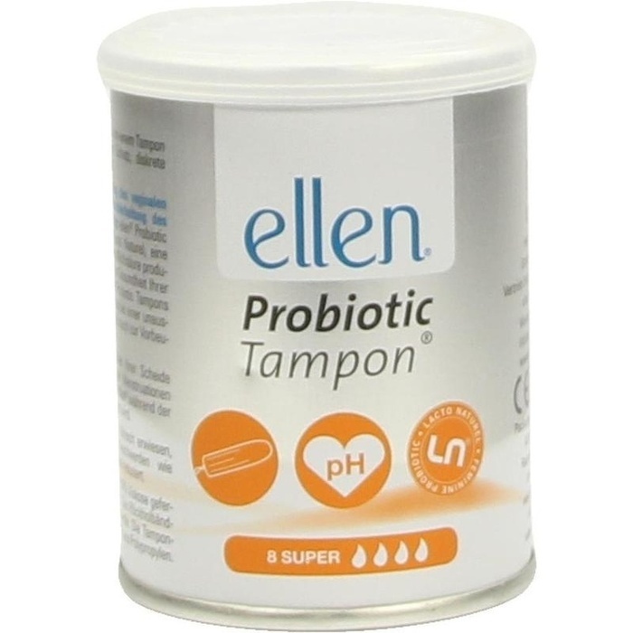 ellen probiotische Tampons super (8 Stück)
