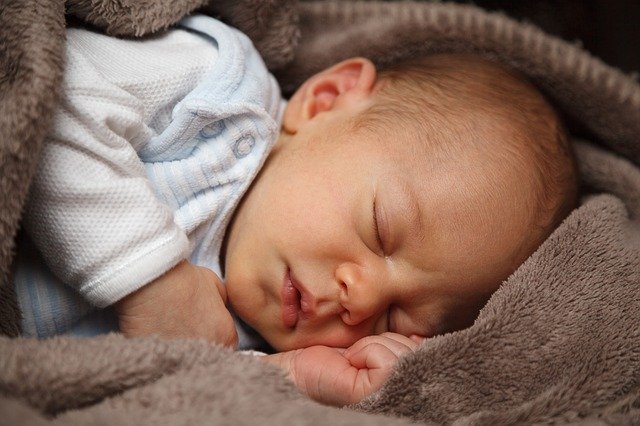 Ein schlafendes Baby